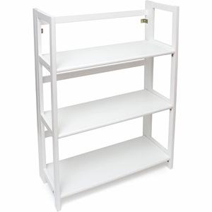 Lipper International Kids 3-Shelf Folding Bookcase - White