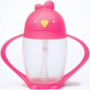 Lollaland Lollacup Infant & Toddler Straw Cup - Posh Pink