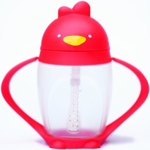 Lollaland Lollacup Infant & Toddler Straw Cup - Red