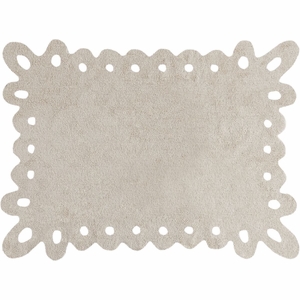 Lorena Canals Lace Rug - Beige (4' x 5' 3")