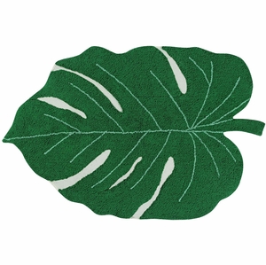 Lorena Canals Monstera Leaf Rug (4' x 5' 3'')