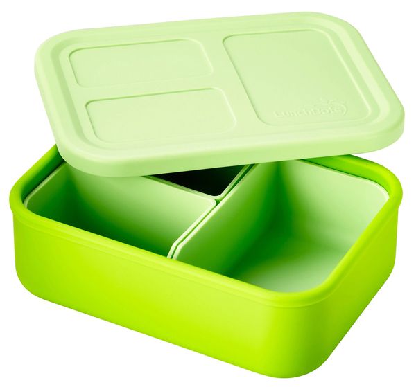 LunchBots Medium Build-A-Bento Lunch Box, 3.6 cups - Seafoam