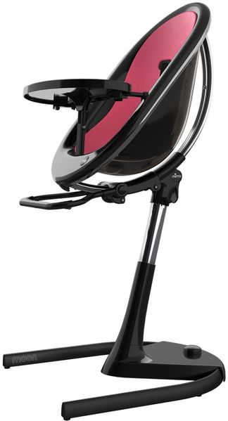 Mima Moon 2G High Chair - Black / Fuchsia