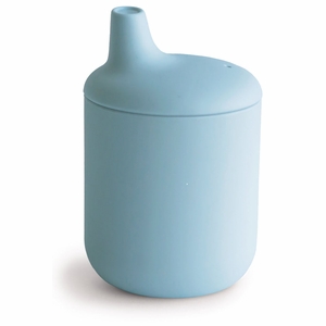 Mushie Silicone Sippy Cup - Powder Blue