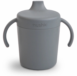Mushie Trainer Sippy Cup - Smoke