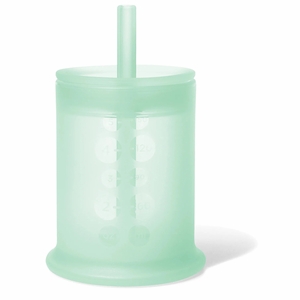 Olababy Training Cup with Lid + Straw - Mint