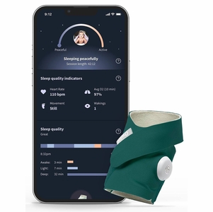 Owlet Dream Sock Smart Baby Monitor - Deep Sea Green