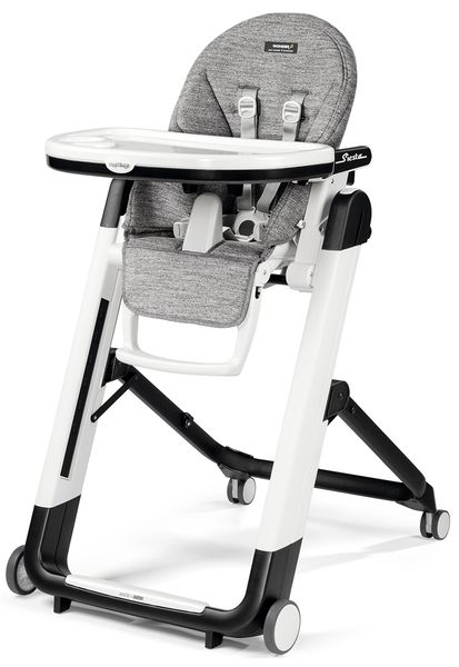 Peg Perego Siesta High Chair - Wonder Grey (Stain Resistant Fabric)