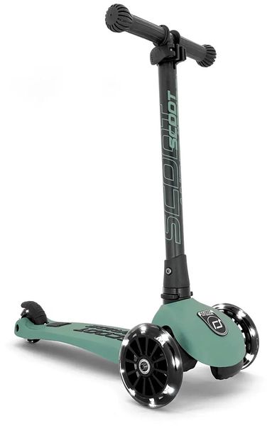 Scoot & Ride HighwayKick3 LED Scooter - Forest