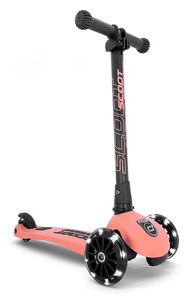 Scoot & Ride HighwayKick3 LED Scooter - Peach
