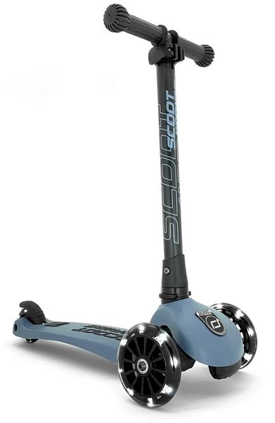 Scoot & Ride HighwayKick3 LED Scooter - Steel