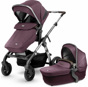 Silver Cross Wave Single-to-Double Stroller 2017 Claret
