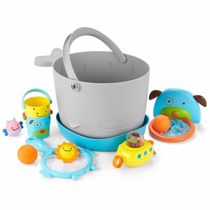 Skip Hop MOBY Fun-Filled Bath Toy Bucket Gift Set