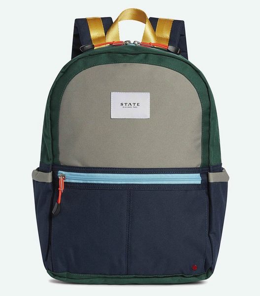 State Bags Kane Kids Backpack - Green/Navy