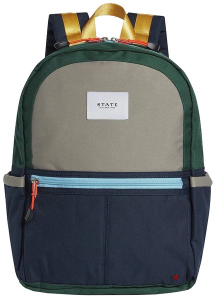 State Bags Kane Kids Travel Backpack - Green / Navy