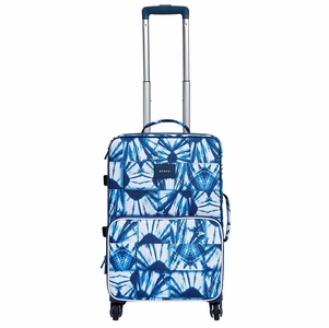 State Bags Logan Suitcase - Indigo Patchwork