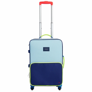 State Bags Logan Suitcase - Navy / Neon