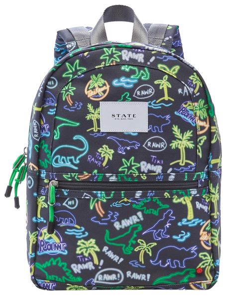 State Bags Mini Kane Kids Backpack - Neon Dino