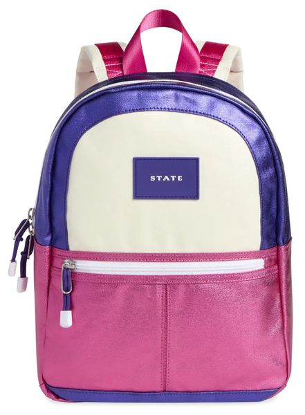 State Bags Mini Kane Kids Backpack - Purple / Hot Pink