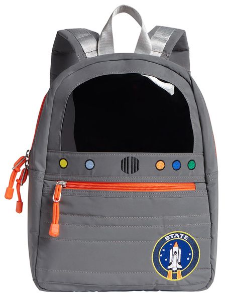 State Bags Mini Kane Kids Travel Backpack - Reflective Astronaut