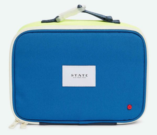 State Bags Rodgers Lunch Box - Lime/Grey