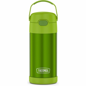 Thermos FUNtainer Vacuum Insulated Stainless Steel Straw Water Bottle 12oz - Lime