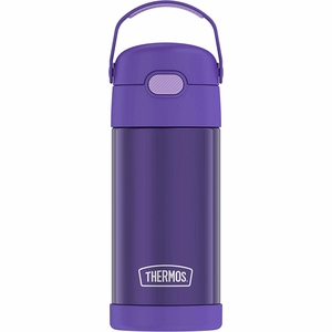 Thermos FUNtainer Vacuum Insulated Stainless Steel Straw Water Bottle 12oz - Purple