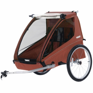 Thule Cadence 2-Seat Bicycle Trailer - Hot Sauce Red