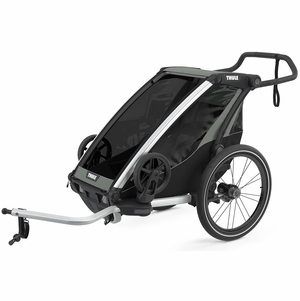 Thule Chariot Lite 1 Multisport Trailer + Stroller - Agave