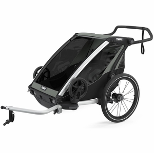 Thule Chariot Lite 2 Multisport Trailer + Stroller - Agave
