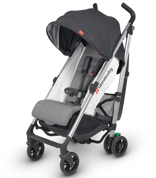 UPPAbaby G-Luxe Umbrella Stroller - Jordan (Charcoal/Red Stitch/Silver)