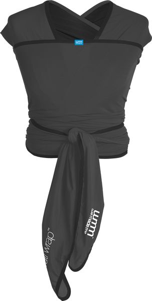 We Made Me Flow Wrap Baby Carrier - Charcoal Grey