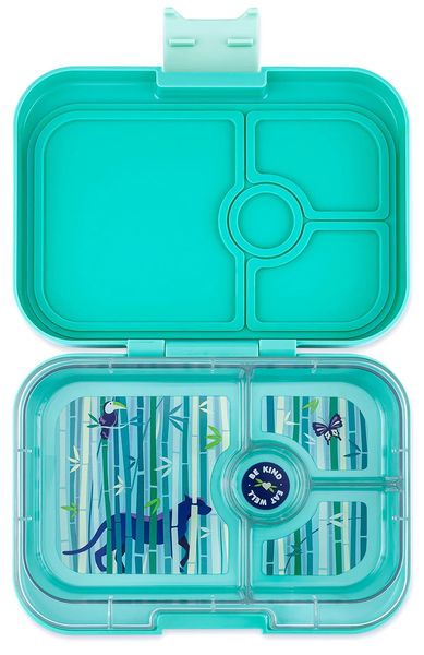 Yumbox Leakproof Bento Lunchbox, Panino - Tropical Aqua / Panther
