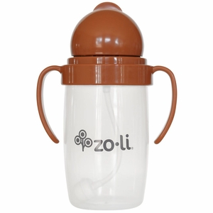 Zoli Bot 2.0 Weighted Straw Sippy Cup, 10oz - Copper Dust