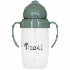 Zoli Bot 2.0 Weighted Straw Sippy Cup, 10oz - Spruce Green